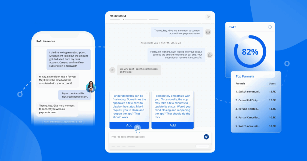Knowledge Base & AI Live Chat for a Insurance Company